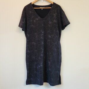Title Nine Short Slv Deep Pockets Dress Black Sashiku Women L Outdoor Athleisure